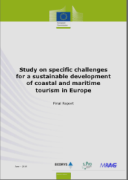 Study on specific challenges for a sustainable development of coastal and maritime tourism in Europe (2016)